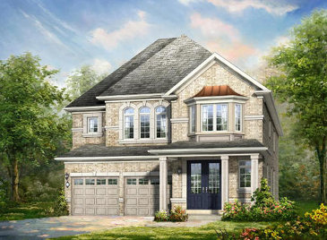 The Maplehurst new home model plan at the Mount Pleasant (RH) by Rosehaven Homes in Brampton