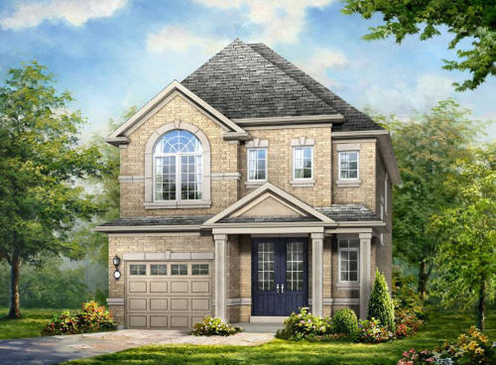 Berkshire floor plan at Mount Pleasant (RH) by Rosehaven Homes in Brampton, Ontario