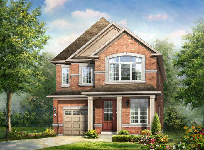 Meadowland floor plan at Mount Pleasant (RH) by Rosehaven Homes in Brampton, Ontario