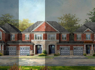 The Dixson new home model plan at the Lotus Pointe by Rosehaven Homes in Caledon