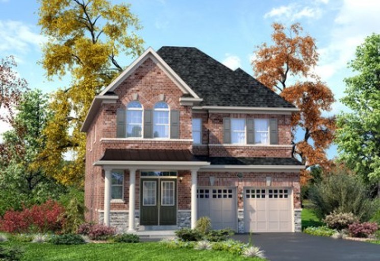 Gladstone floor plan at Mount Pleasant (TH) by Townwood Homes in Brampton, Ontario