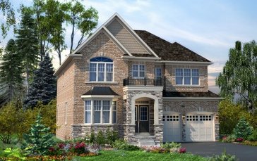 The Hallscroft new home model plan at the Mount Pleasant (TH) by Townwood Homes in Brampton