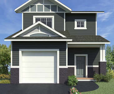 The Galena new home model plan at the Summerhill by Evergreen Homes and Construction in Whitehorse