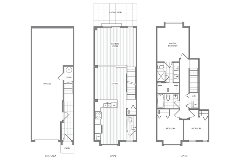 D3 Plan floor plan at York by Mosaic in Langley, British Columbia