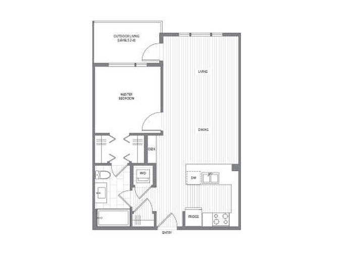 Douglas Collection D Plan floor plan at Fremont Green by Mosaic in Port Coquitlam, British Columbia