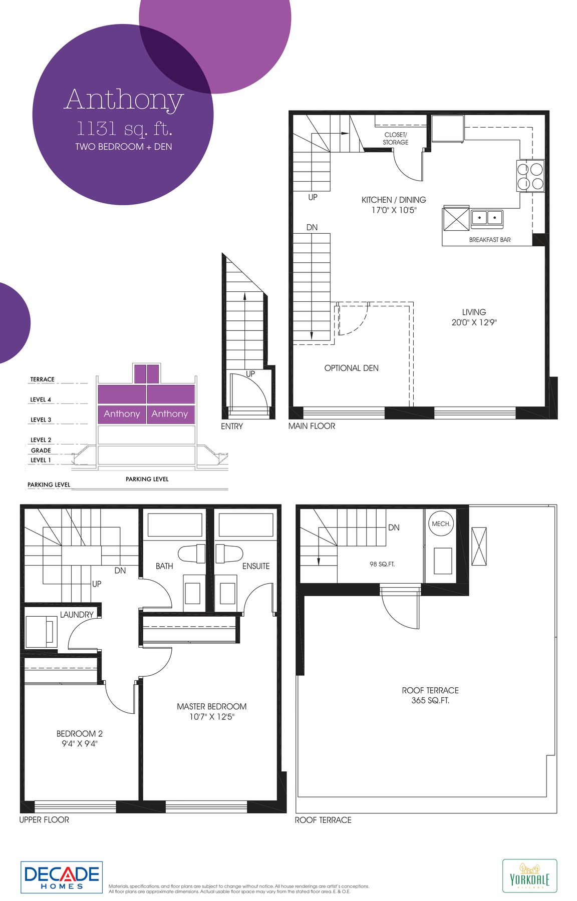 Anthony by Decade Homes floor plan