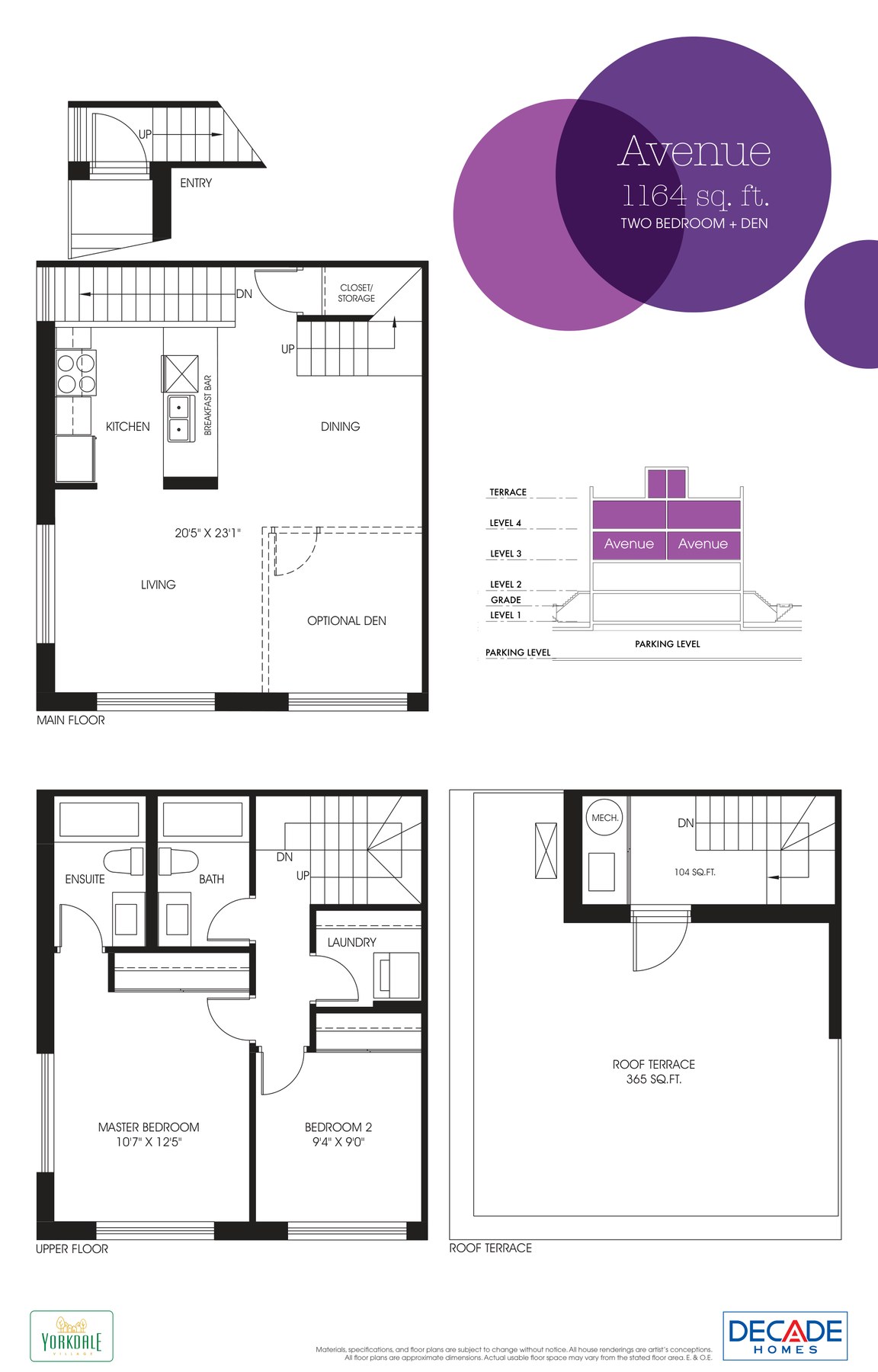 Avenue by Decade Homes floor plan