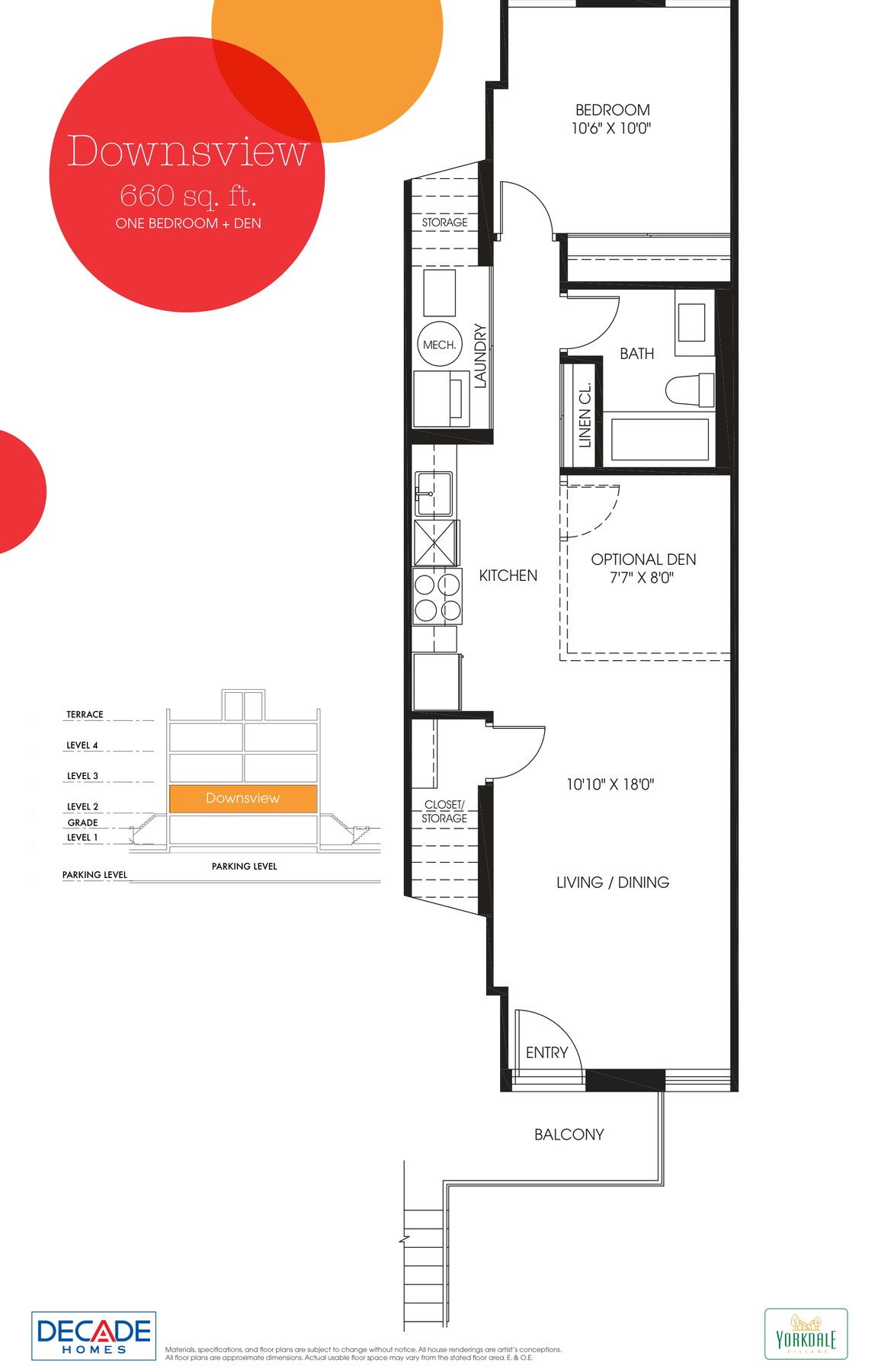 Downsview by Decade Homes floor plan