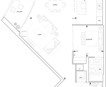 The S4a new home model plan at the Aquavista by Tridel in Toronto