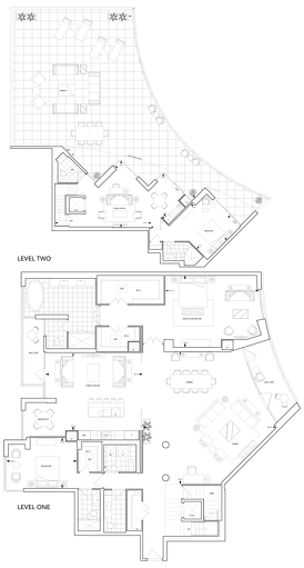 Penthouse PH9 floor plan at Aquavista by Tridel in Toronto, Ontario