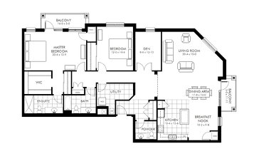 The Executive Suite new home model plan at the V2 Condos by VanMar Homes in Guelph