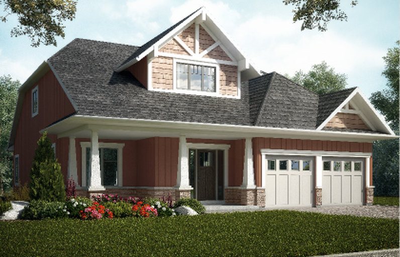 Oak floor plan at White Cedar Estates by Dunsire Developments in Guelph, Ontario