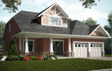 The Oak new home model plan at the White Cedar Estates by Dunsire Developments in Guelph