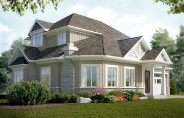 The Cedar new home model plan at the White Cedar Estates by Dunsire Developments in Guelph