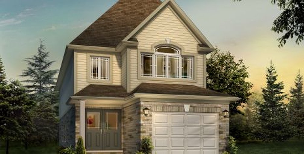 Jackson A floor plan at River's Edge by Fusion Homes in Guelph, Ontario