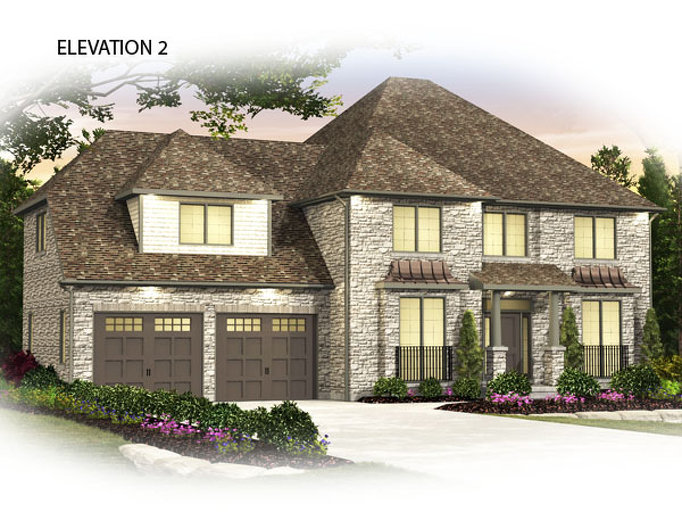 Wellington floor plan at Usshers Creek by Granite Homes in Ariss, Ontario