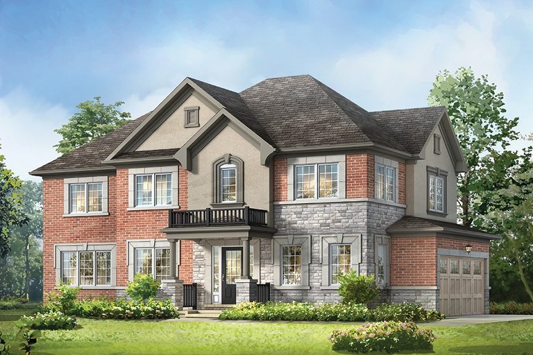 Lucan Corner floor plan at Hawthorne South Village by Mattamy Homes in Milton, Ontario