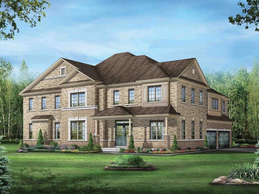 The Estate 12 new home model plan at the Novella by Greenpark in Mississauga