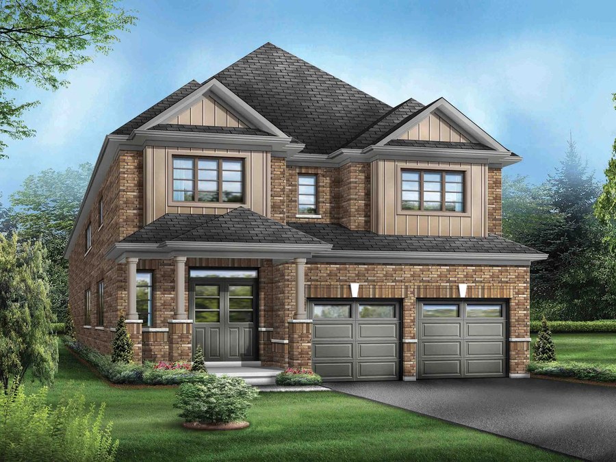 The Fulton 6 new home model plan at the Novella by Greenpark in Mississauga