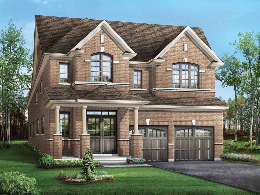 The Fulton 9 new home model plan at the Novella by Greenpark in Mississauga