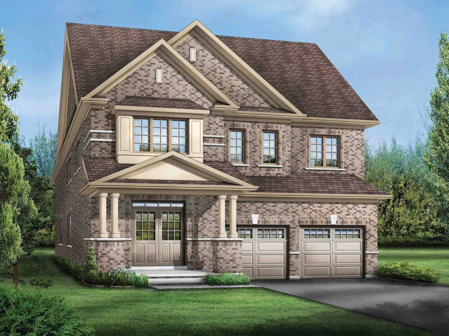 The Garnet 1 new home model plan at the Novella by Greenpark in Mississauga