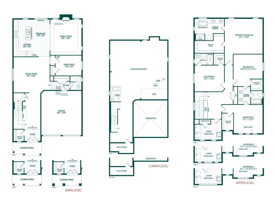 Garnet 5A floor plan at Novella by Greenpark in Mississauga, ON