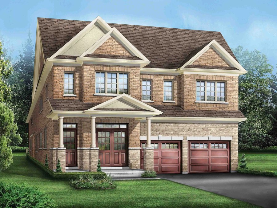 The Garnet 6 new home model plan at the Novella by Greenpark in Mississauga
