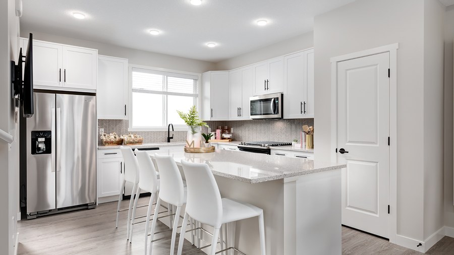 The Leonard (Duplex) floor plan at Harmony (HBA) by Homes By Avi in Harmony, AB