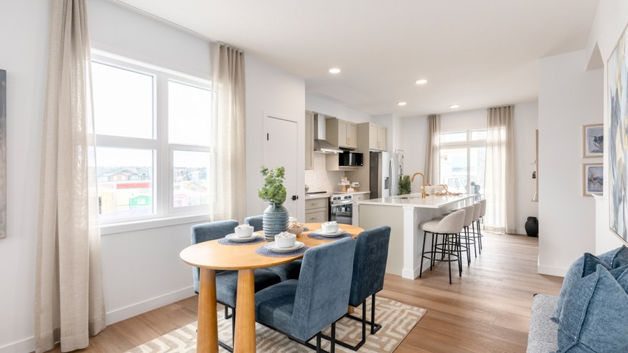 The Auburn 2.1 new home model plan at the Lavender Hill by Homes By Avi in Calgary
