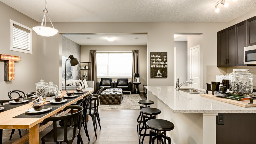 The The Gregory new home model plan at the Lewisburg (HBA) by Homes By Avi in Calgary
