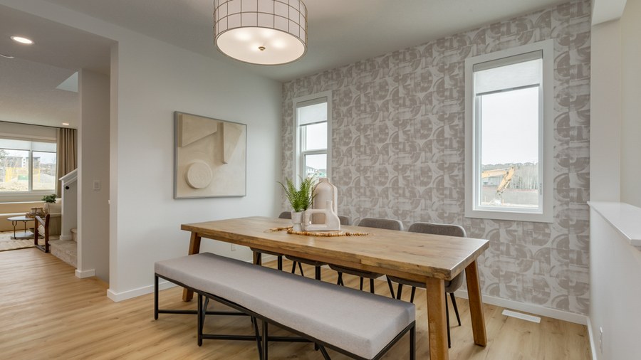 The The Titus new home model plan at the Lewisburg (HBA) by Homes By Avi in Calgary