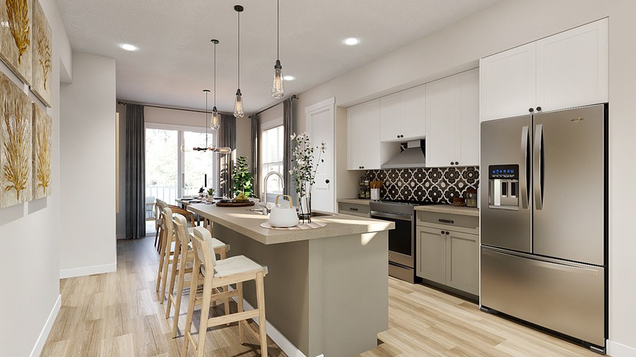 Auburn 1 floor plan at Poppy at Rangeview by Homes By Avi in Calgary, AB