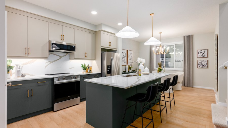 The Alexis floor plan at Rangeview Springs (HBA) by Homes By Avi in Calgary, AB