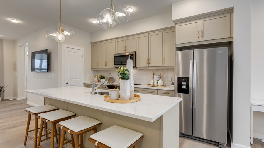The The Finley new home model plan at the Rangeview Springs (HBA) by Homes By Avi in Calgary