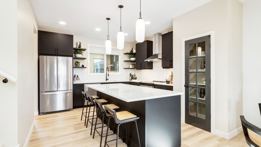 The The Leonard new home model plan at the Rangeview Springs (HBA) by Homes By Avi in Calgary