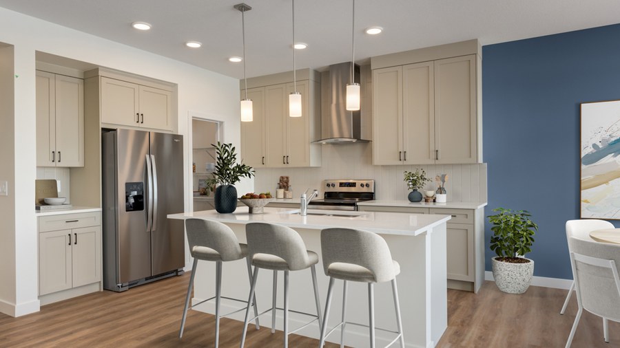 The The Gabriel new home model plan at the Rockland Park (HBA) by Homes By Avi in Calgary
