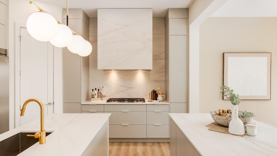 The The Lincoln new home model plan at the Rockland Park (HBA) by Homes By Avi in Calgary