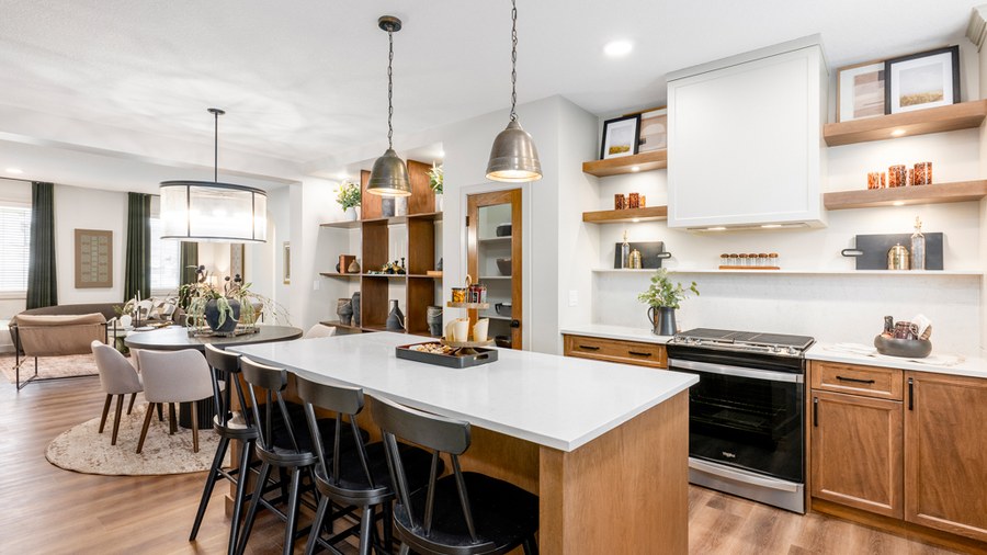 The Leonard floor plan at Savanna (HBA) by Homes By Avi in Calgary, AB