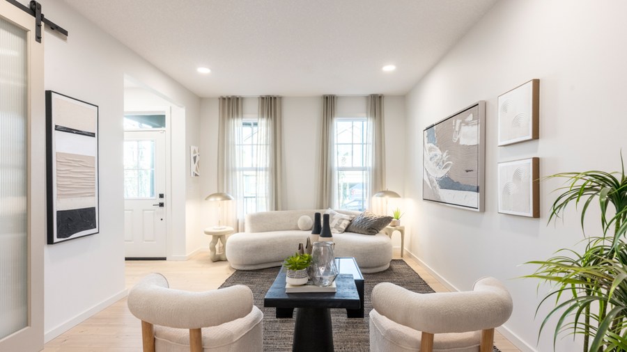 The Sasha floor plan at Sirocco by Homes By Avi in Calgary, AB