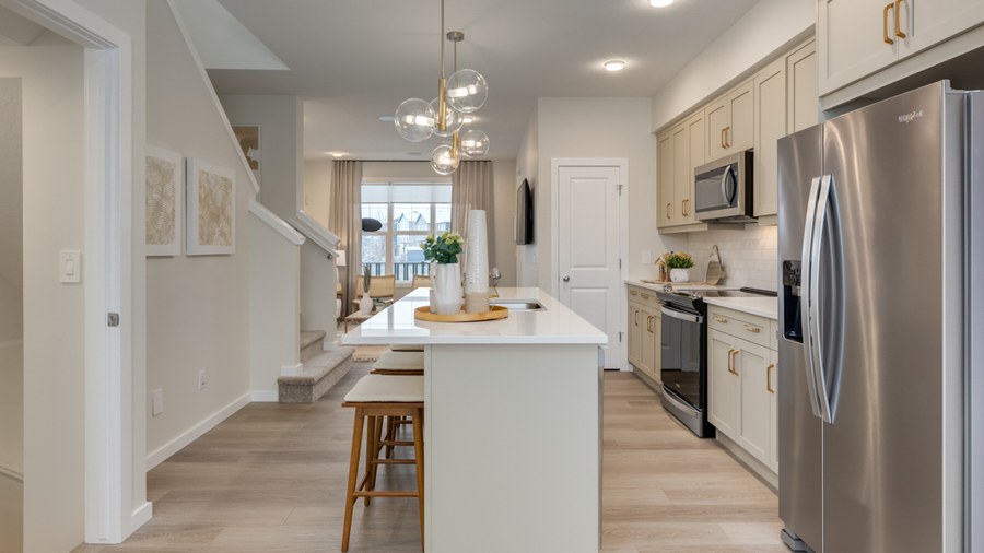 The The Finley new home model plan at the Sora by Homes By Avi in Calgary