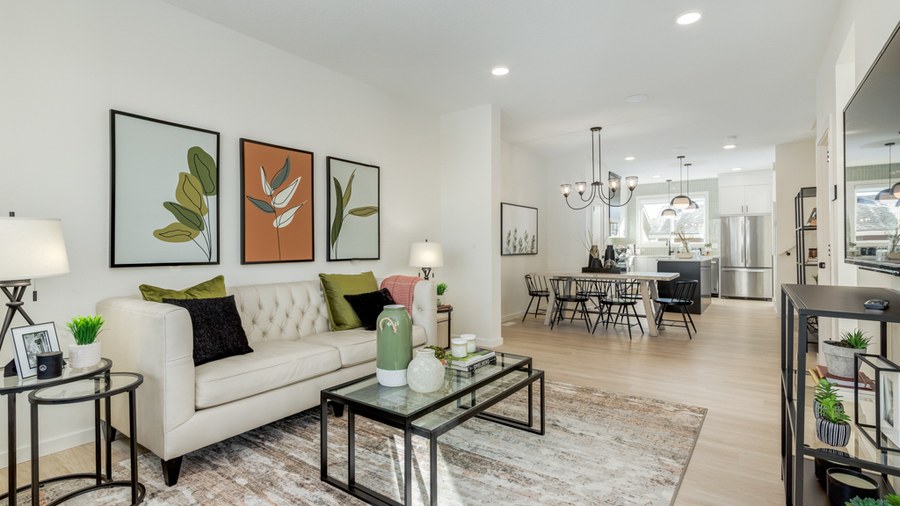 The The Sasha new home model plan at the Sora by Homes By Avi in Calgary