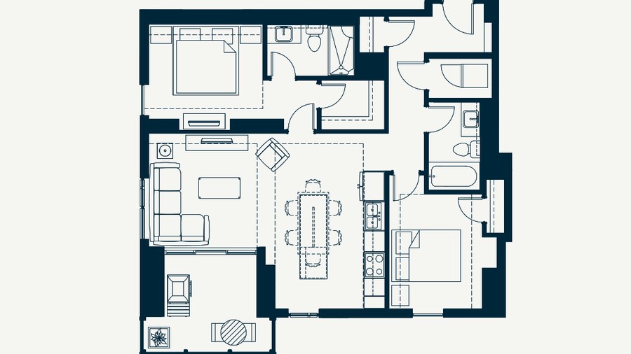 The Duke new home model plan at the Sovereign on 17th by Homes By Avi in Calgary