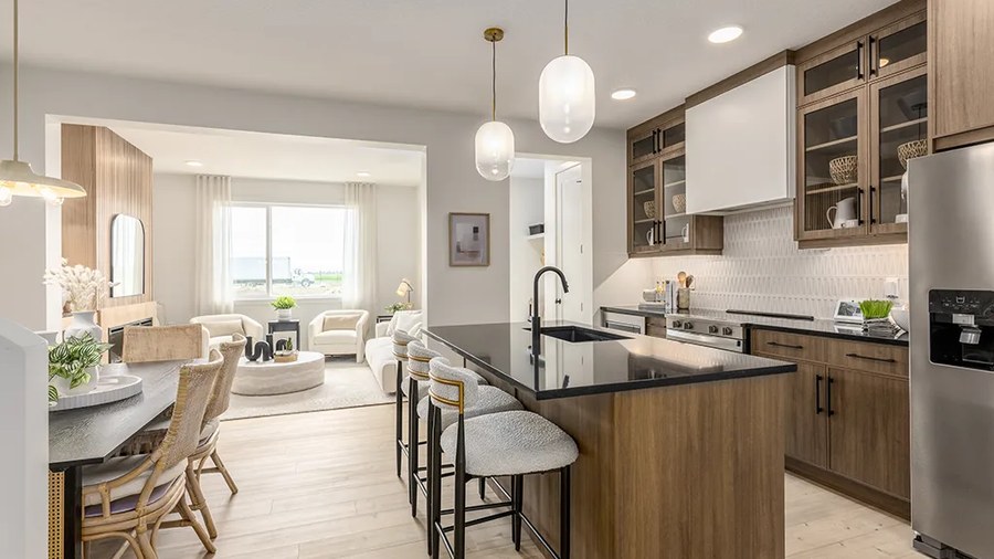 The Gordon (Duplex) floor plan at Starling (HBA) by Homes By Avi in Calgary, AB