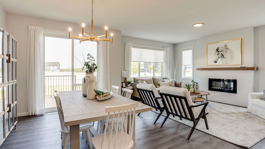 The The Jefferson new home model plan at the Vermilion Hill by Homes By Avi in Calgary