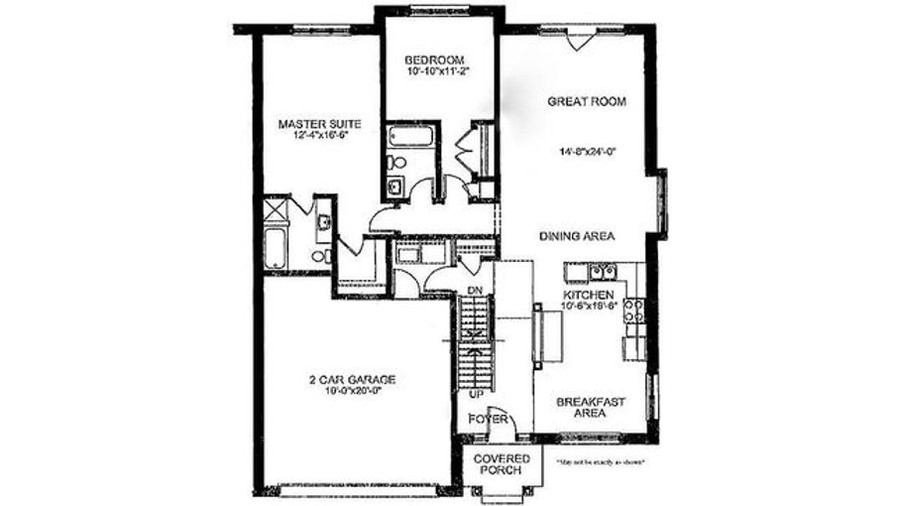 Chablis floor plan at Wood Haven Luxury Condominiums by Gentrac Homes in Tillsonburg, Ontario