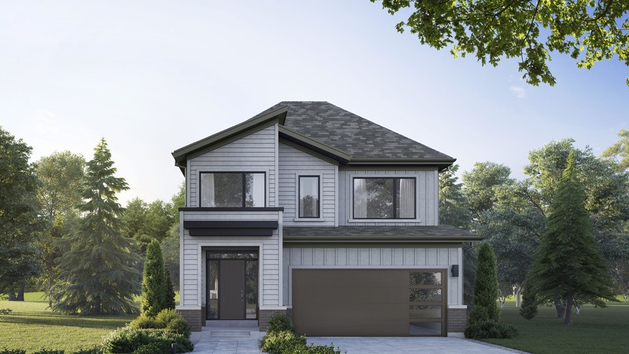 The The Holland 02 new home model plan at the Queen's Landing by Minto Communities in East Gwillimbury