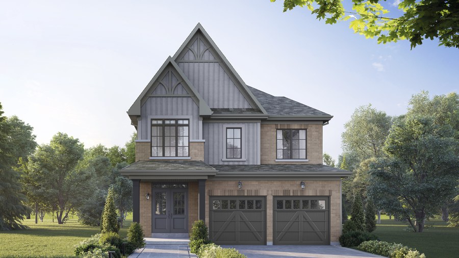 The The Holland 03 new home model plan at the Queen's Landing by Minto Communities in East Gwillimbury
