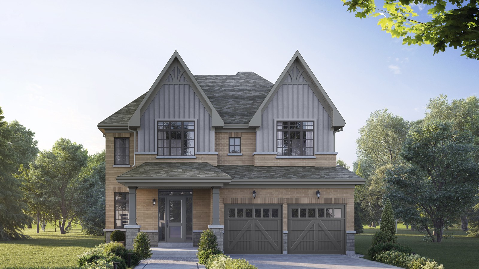 The Scanlon 01 floor plan at Queen's Landing by Minto Communities in East Gwillimbury, ON