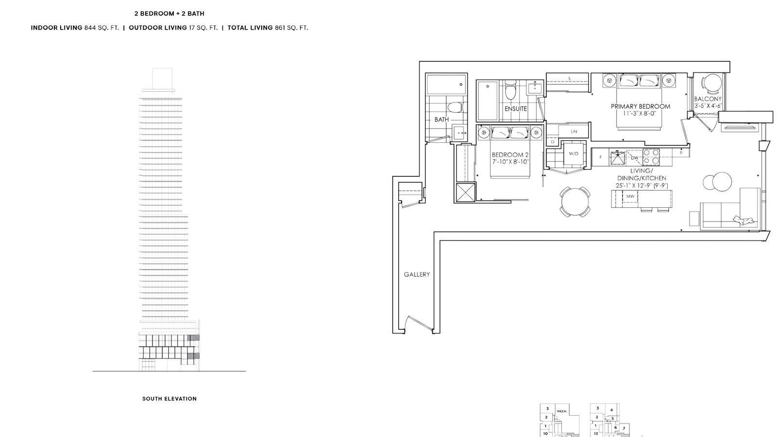 204 floor plan at The Saint by Minto Communities in Toronto, ON