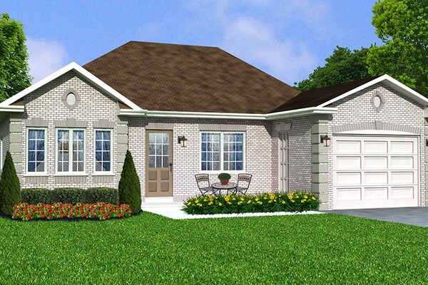 Avalon Manor B floor plan at Mill Pond by BGS Homes in Norwood, Ontario